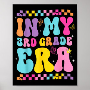 Poster De volta à escola na era da terceira série borbole