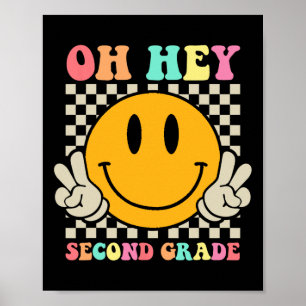 Poster De Volta À Escola Oh Ei Professor Retrorista S