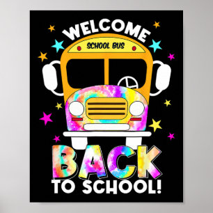 Poster De Volta À Escola Para Transporte De Condutores De
