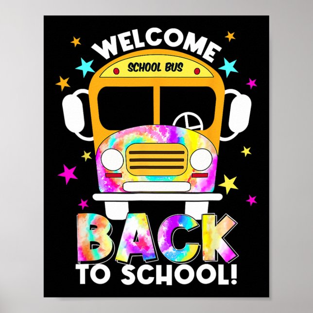 Poster De Volta À Escola Para Transporte De Condutores De (Frente)