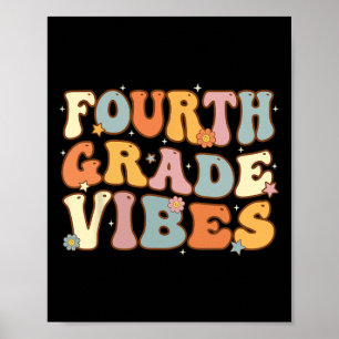 Poster De Volta À Escola Professora Do Quarto Grau