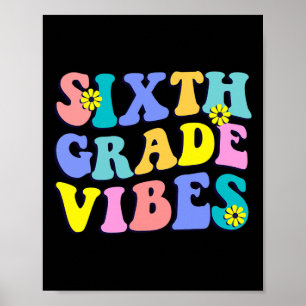 Poster De Volta À Escola Professora Do Sexto Ano Viba Pro
