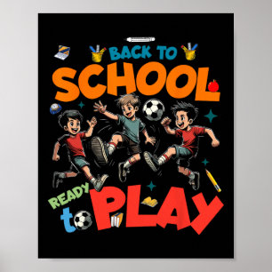 Poster De Volta à Escola Uma Camiseta Divertida para Cria