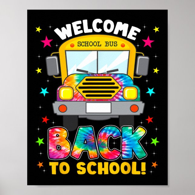 Poster De Volta À Faculdade De Barramento Da Escola De Fa (Frente)