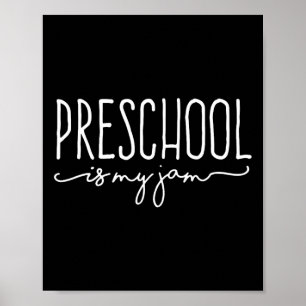 Poster De Volta À Pré-Escola Escola É O Meu Professores P