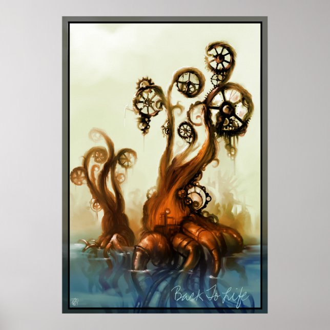 Póster De volta à vida (Frente)