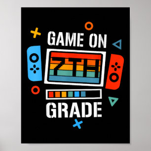 Poster De Volta Ao Jogo Da Escola Em Crianças Engraçadas