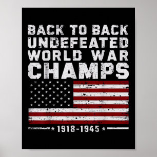 Poster De Volta Aos Inderrotados Campeões Da Guerra Mundi