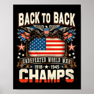 Poster De Volta Aos Inderrotados Campeões Da Guerra Mundi