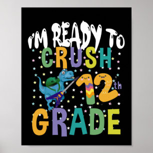 Poster De Volta às Aulas Estou Pronto Para Detonar o 12º