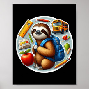 Poster De Volta Para A Escola Rapazes Raparigas Estudante