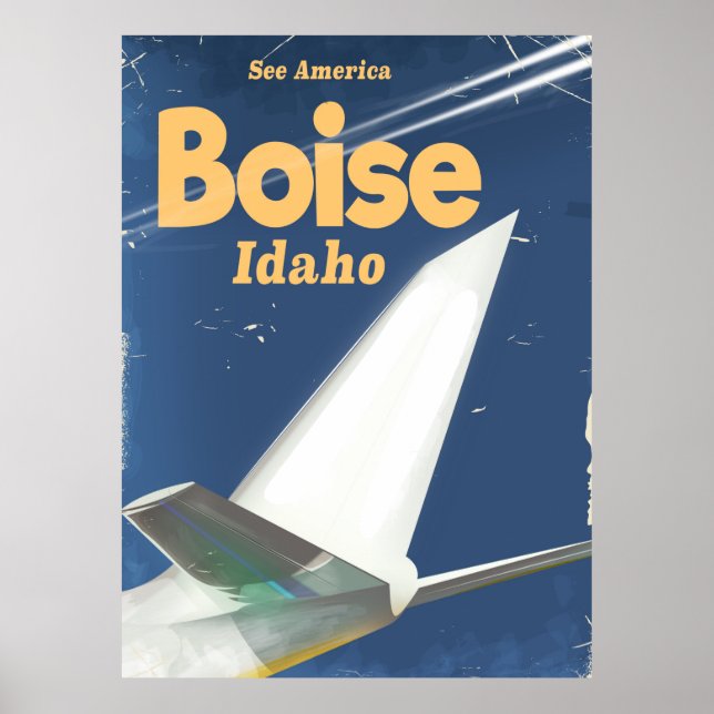 Poster de voo Boise Idaho (Frente)