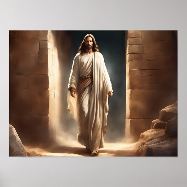 Poster de Wall Art com Lord & Savior Jesus (Frente)