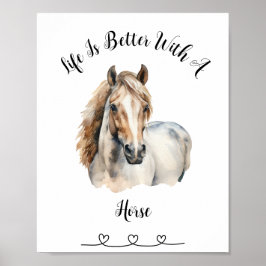 Poster de Wall Art Horse Personalizado