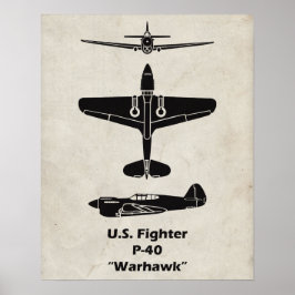 Poster de Warhawk P-40