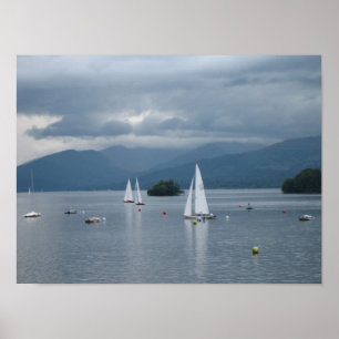 Poster de Windermere do lago