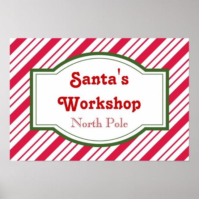 Poster de Workshop de papai noel (Frente)