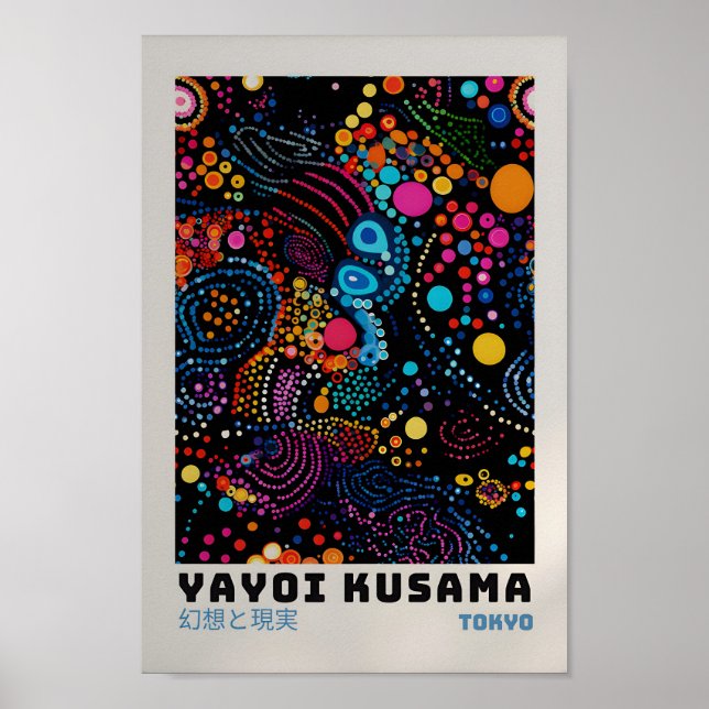 Poster de Yayoi Kusama - Abstrato Yayoi Kusama Imp (Frente)