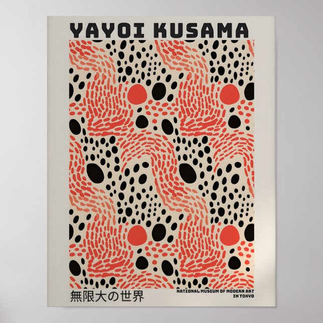 Poster de Yayoi Kusama - Abstrato Yayoi Kusama Imp (Frente)