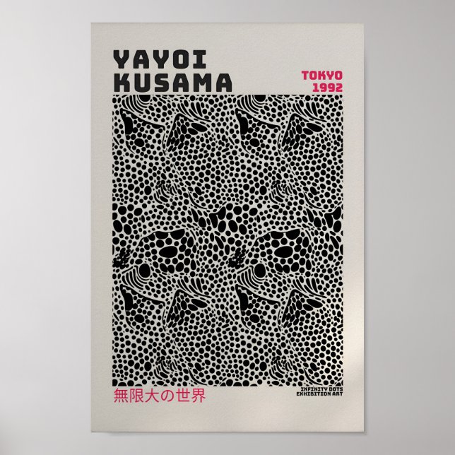 Poster de Yayoi Kusama - Abstrato Yayoi Kusama Imp (Frente)