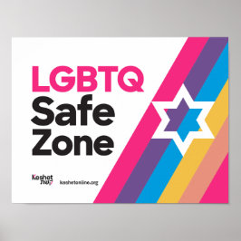 Poster de Zona Segura LGBTQ da Keshet