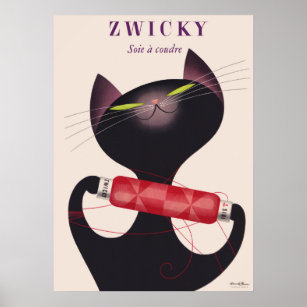 Poster de Zwicky Cat por Donald Brun