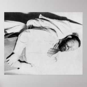 Póster Dead Body of Outlaw Jesse James Photograph