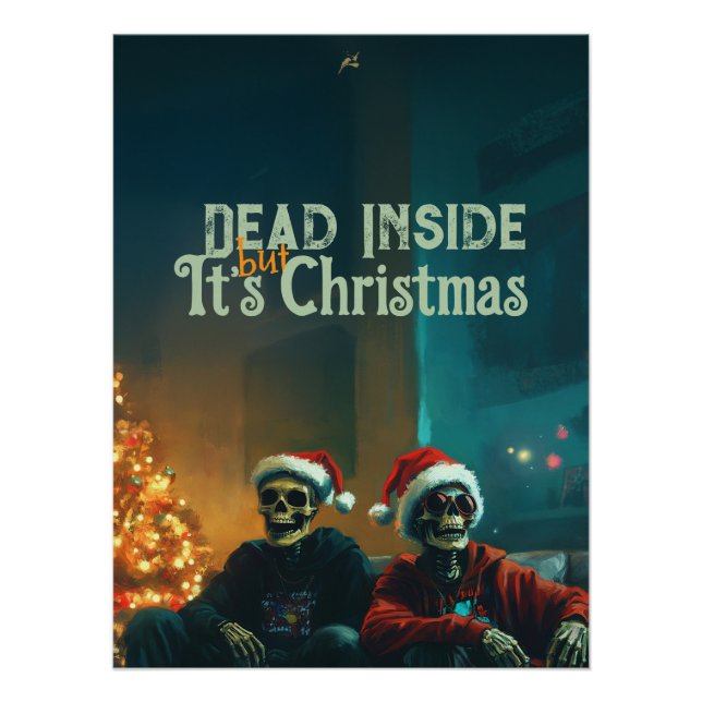 Póster Dead Inside... But It’s Christmas (Frente)
