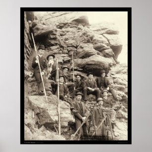 Poster Deadwood Central Railroad SD 1888