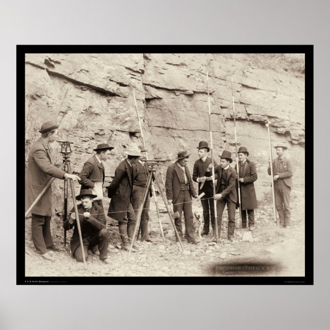 Póster Deadwood Central RR Corps SD 1888 (Frente)