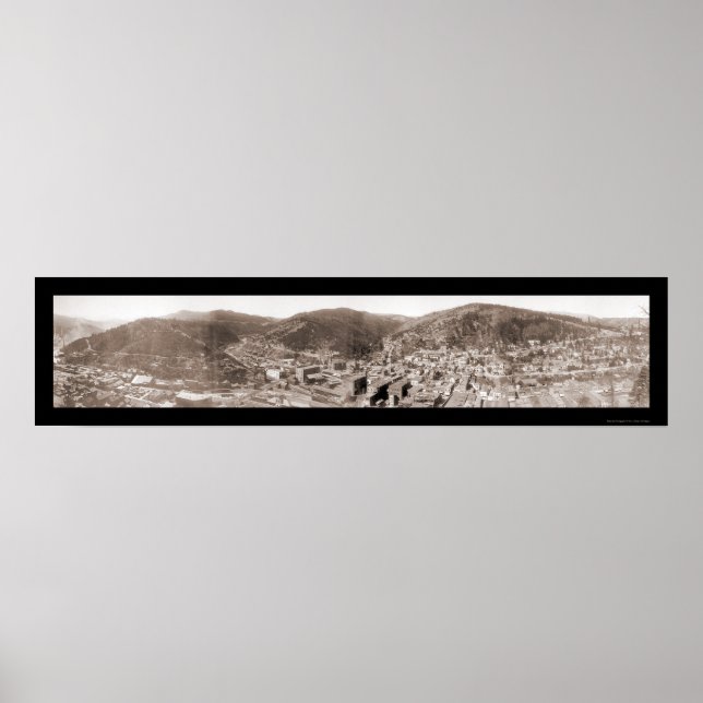 Poster Deadwood SD Foto 1902 (Frente)