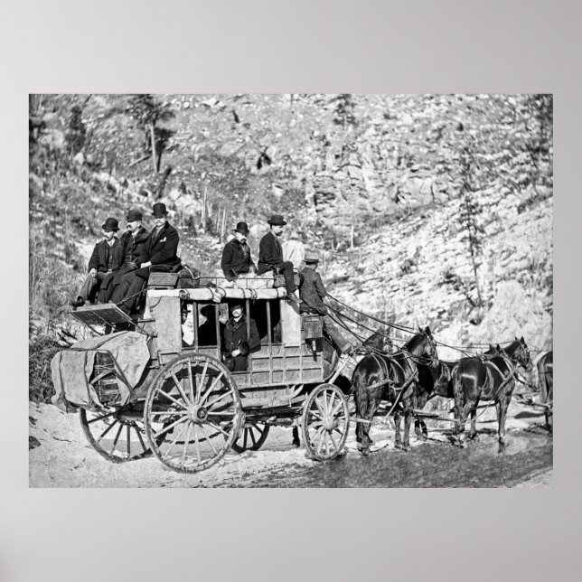 Poster DEADWOOD STAGECOACH em 1889 (Frente)
