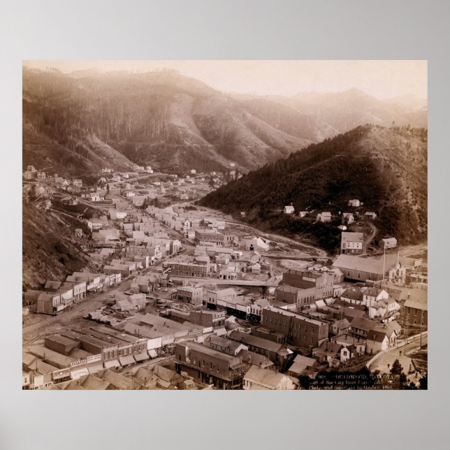 PÓSTER DEADWOOD SUUTH DAKOTA 1888 - N.º 4 (Frente)