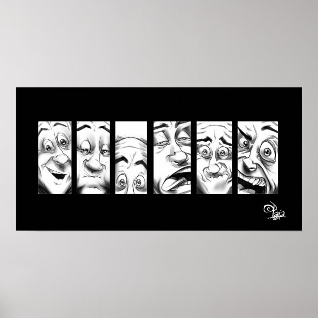 Póster DeaFaces! (Frente)