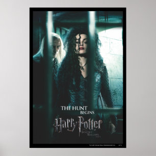 Poster Deathly Hallowly - Bellatrix e Lucius
