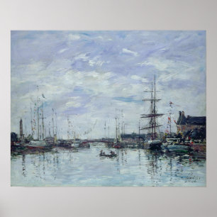 Póster Deauville, a doca, 1892