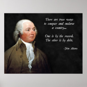 Poster Débito e espada de John Adams