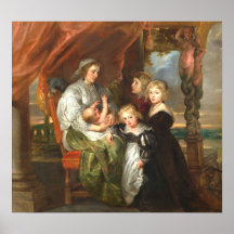 Deborah Kip e seus filhos - Rubens Fine Art