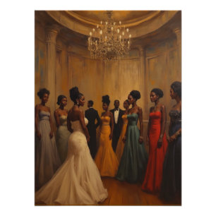 Póster Debutantes do Renascimento de Harlem