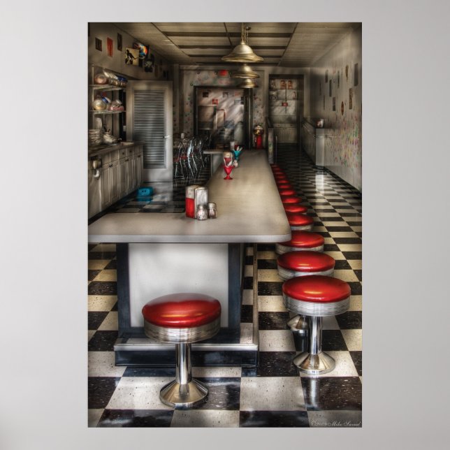 Poster Década de 1950 - O Sorvete (Frente)