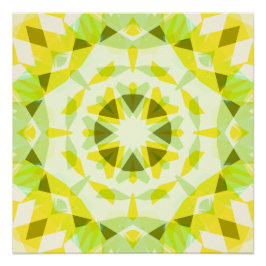 Póster Decado de Dopamina, Estrela Verde Amarelo,