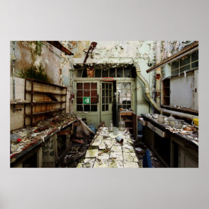 Póster Decaimento do laboratório