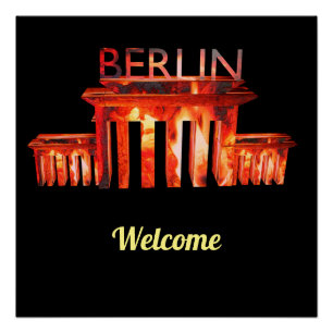 Póster Decal de Muro personalizado do Berlin Nightlife