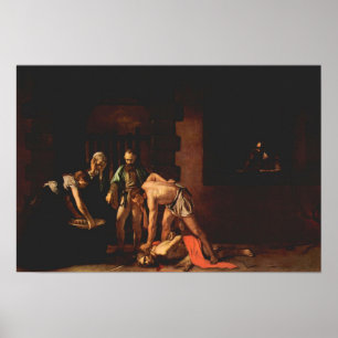 Póster Decapitação de Caravaggio-The de John The Baptis