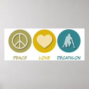 Póster Decathlon Paz Amor
