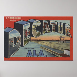 Póster Decatur, Alabama - grandes cenas da letra