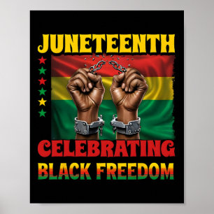 Poster Décima Junta Celebrando a Liberdade Negra 1865 Afr