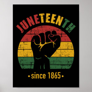 Poster Décima Junta Desde 1865 Com Bandeira Pan-Africana