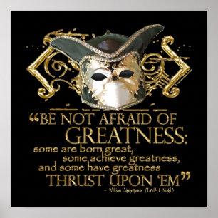 Póster Décima Segunda Citação Noturna (Versão Dourada)