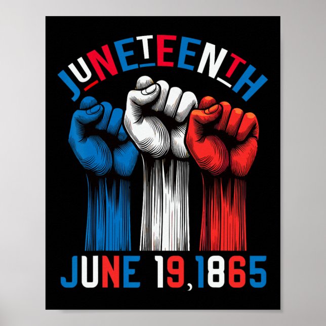Poster Décima Sétima Cores de Bandeira Vermelha Azul 19 d (Frente)
